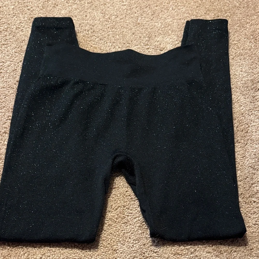 Black Sparkle Leggings